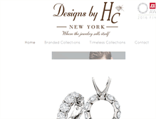 Tablet Screenshot of designsbyhc.com